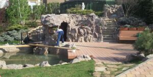 roca artificiala pentru piscine